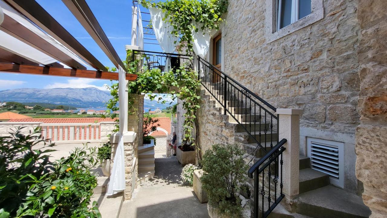 Stone House Apartments Didini Dvori Lumbarda Zewnętrze zdjęcie